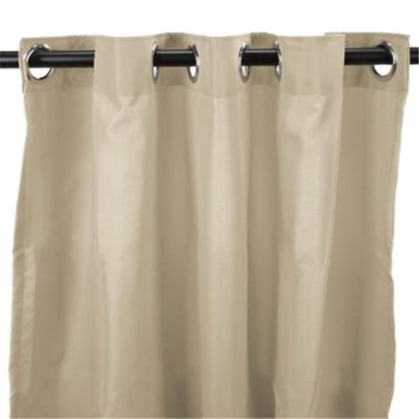 Classic Accessories 54 in. x 84 in. Outdoor Curtain - Solid Linen VE5574